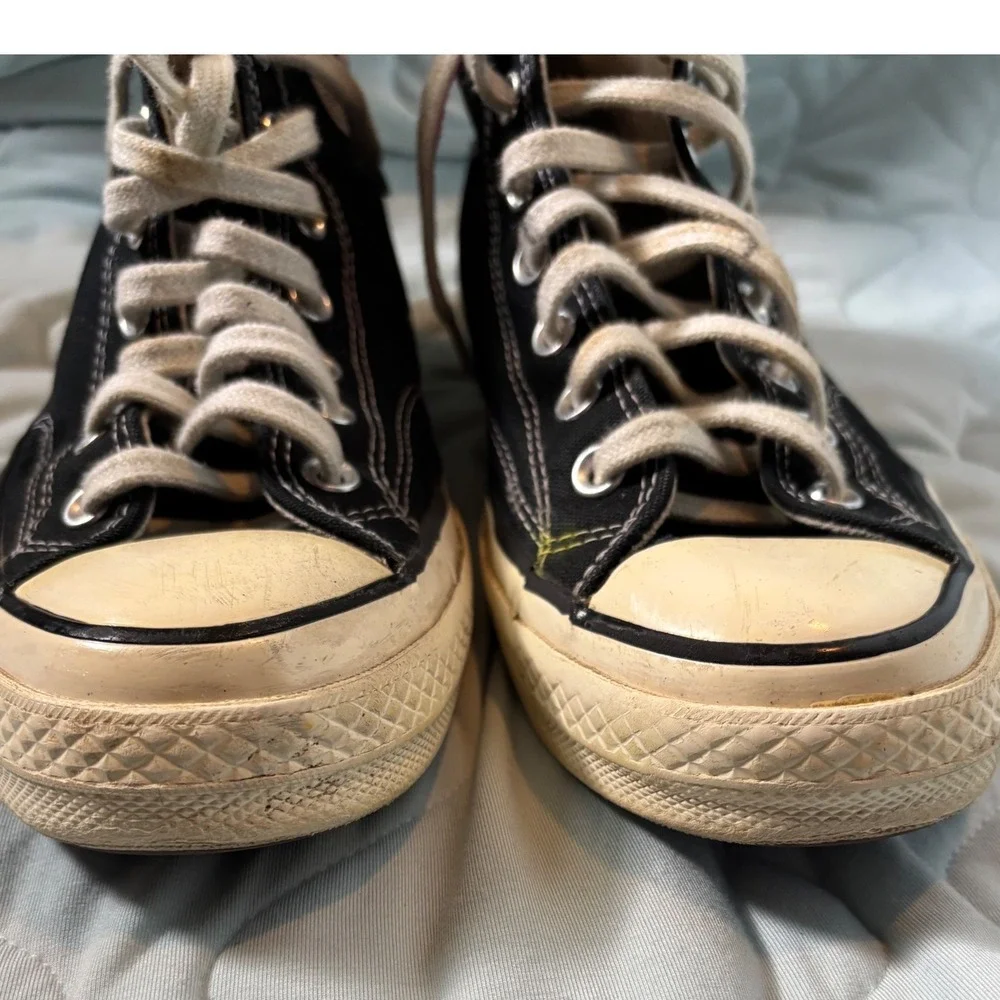 Converse Chuck Taylor All Star 70 High Top Black Canvas Sneakers 162050C - Picture 7 of 8